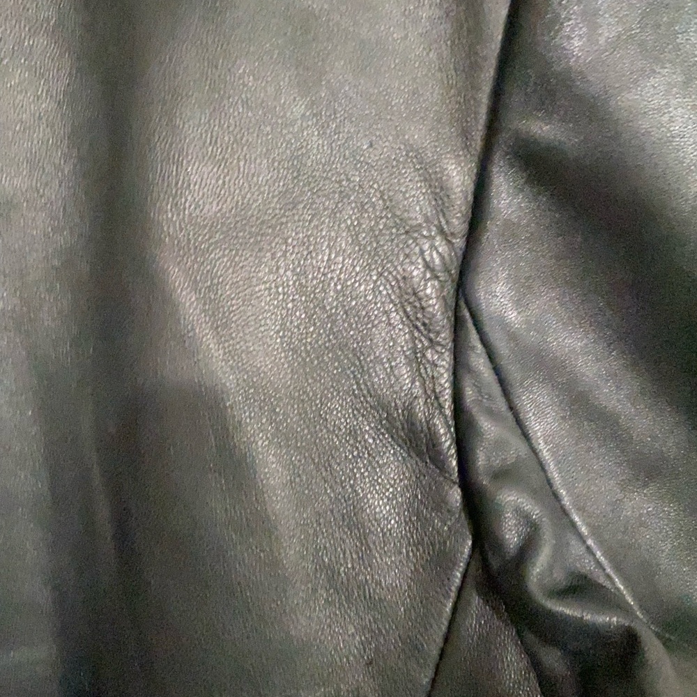 Men's Rosleen Black Leather Jacket Size XXL - Picture 9 of 10